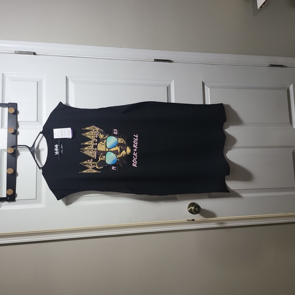 Tops - Def Leppard graphic Shirt Tank 2XL Black #007